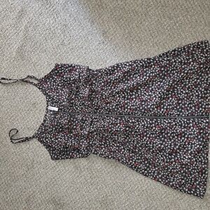 Xhilaration Dress - Black and Red Floral